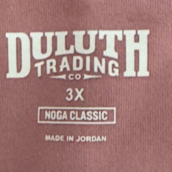 DULUTH Trading Co Short Sleeve Pink NOGA Classic Athletic Wear 3X - Picture 5 of 7